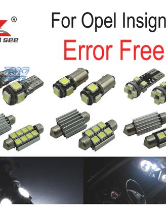 KIT 20 LAMPADE LED INTERNE PER OPEL INSIGNIA