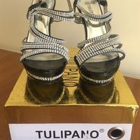 Sandali glamour Tulipano tacco 13
