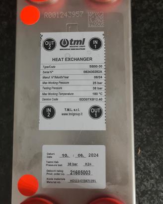 scambiatore di calore