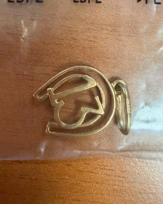 Ciondolo Portafortuna Oro 750 18kt - Peso 0,91 g