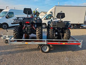 Rimorchio trasporto Quad 300 x 200 cm.  PT 1000 Kg
