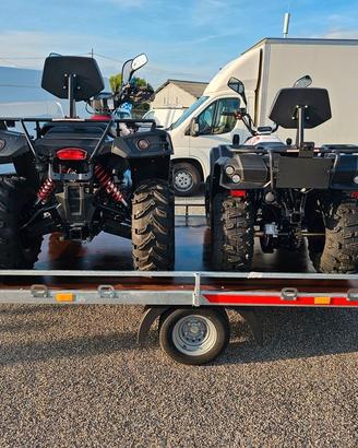 Rimorchio trasporto Quad 300 x 200 cm.  PT 1000 Kg
