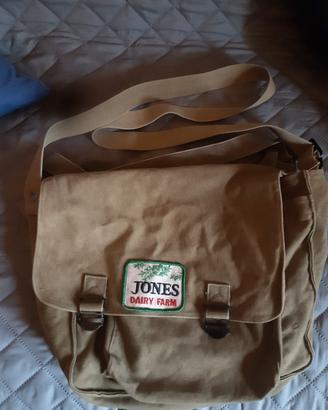 Borsa tracolla verde militare, vintage 
