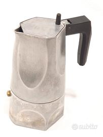 Alessi “Ossidiana” Caffettiera Moka 3Tazze Vintage