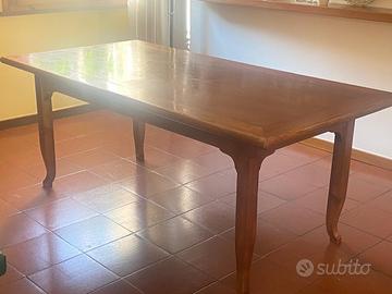 tavolo da cucina in noce massiccio 2m x 1m