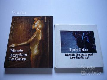 N° 2 Volumi - Museo egizio - Il palio di Siena