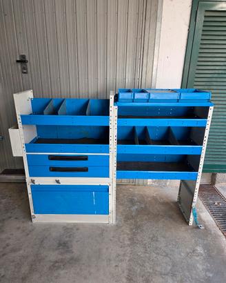 Scaffalatura per furgoni 