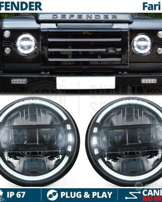 FARI LED DRL Omologati per LAND ROVER DEFENDER