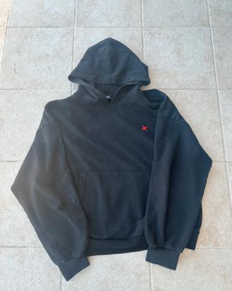 Formy Studio Skeleton Hoodie Puff Print Black  Red