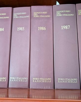 Raccolta Repertorio del foro italiano dal 65 al 90