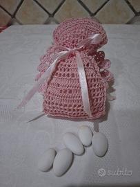 Bomboniera per battesimo-comunione fatta  a mano