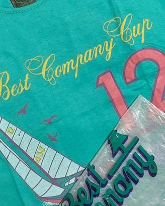 N°2 Canottiere Best Company Vintage Anni 80 Nuove 