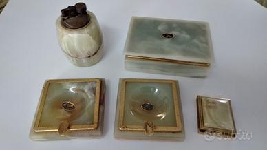 SET DA FUMO IN VERO ONICE VERDE