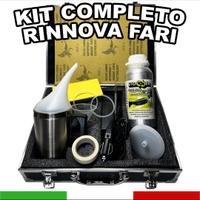 kit rinnova fari, lucidatura fanali con polimero