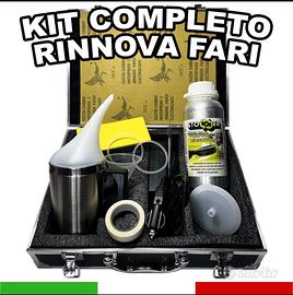 kit rinnova fari, lucidatura fanali con polimero