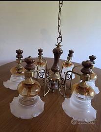 Lampadario vintage anni 70
