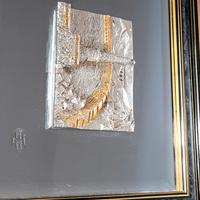 Quadro con foglio argento