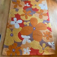 Tappeto Decorato a Fiori 140x200