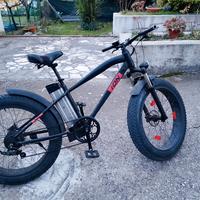 Bici elettrica ruota 26 cambio con muscolare 