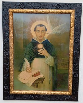 Cromolitografia di San Tommaso D'Aquino