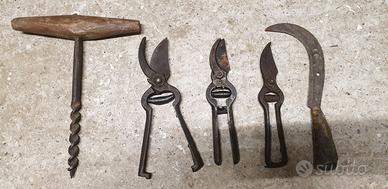 Attrezzi da lavoro d'epoca