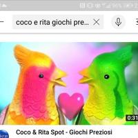 Pappagalli innamorati: Coco e Rita giochi preziosi
