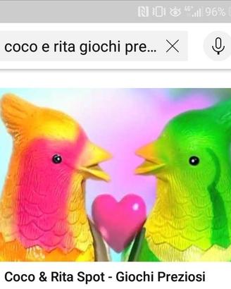 Pappagalli innamorati: Coco e Rita giochi preziosi