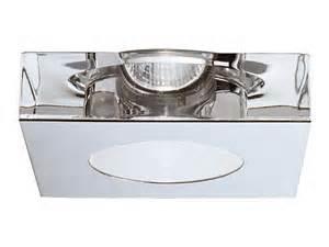 LUI incasso quadrato crist. trasp. front.cromo
