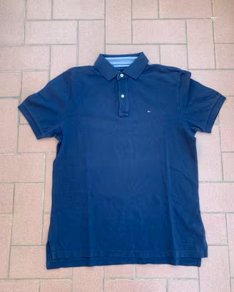 Polo Tommy Hilfiger blu navy - Taglia M