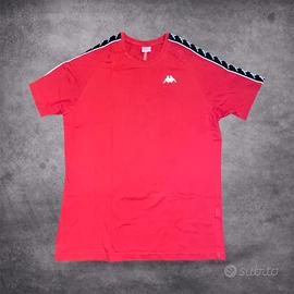 Maglietta Kappa rossa uomo XL t-shirt sport casual
