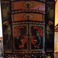 MOBILETTO CINESE IN LEGNO LACCATO