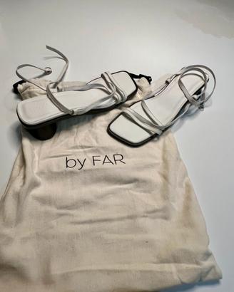 Sandali By Far in pelle bianca NUOVI
