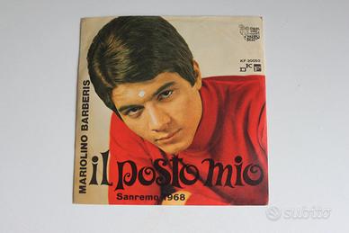 Mariolino Barberis IL POSTO MIO AGNESE 45 GIRI ITA