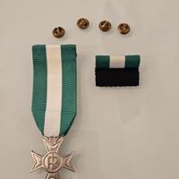 medaglia e nastrino anzianità di servizio M.M.