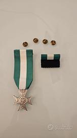 medaglia e nastrino anzianità di servizio M.M.