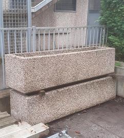 Fioriere in cemento da magazzino mai usate