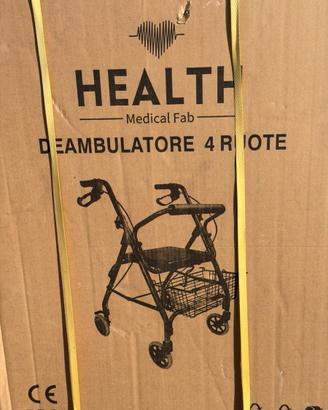 Deambulatore 4 ruote
