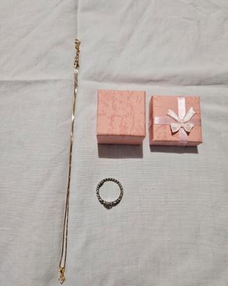 ▸ Anello Pandora + Collana Marlù