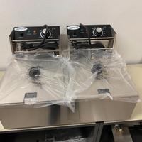 Friggitrice elettrica 6+6 lit doppia vasca NUOVA