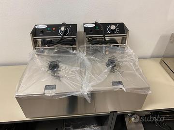 Friggitrice elettrica 6+6 lit doppia vasca NUOVA