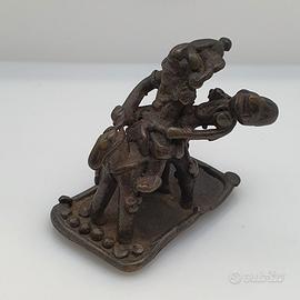 Statuetta Indiana bronzo