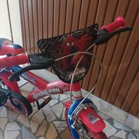 bicicletta spiderman 