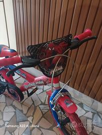 bicicletta spiderman 