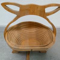 Portafrutta in legno