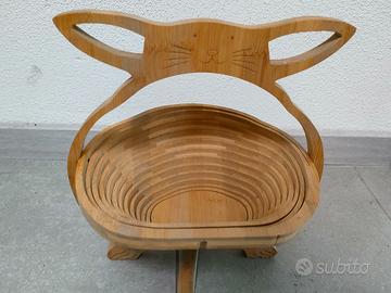 Portafrutta in legno