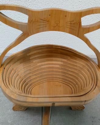 Portafrutta in legno