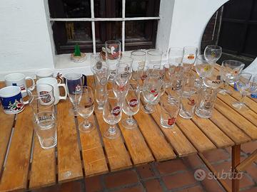 40 bicchieri vintage birra 