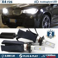 Kit Full LED H7 per BMW X4 F26 CANbus POTENTE 6500