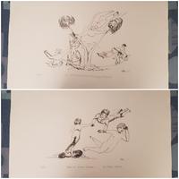 Lotto 2 Litografie Mimmo Germaná