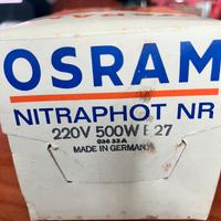 Lampada OSRAM nitraphot MR - 220V 500W